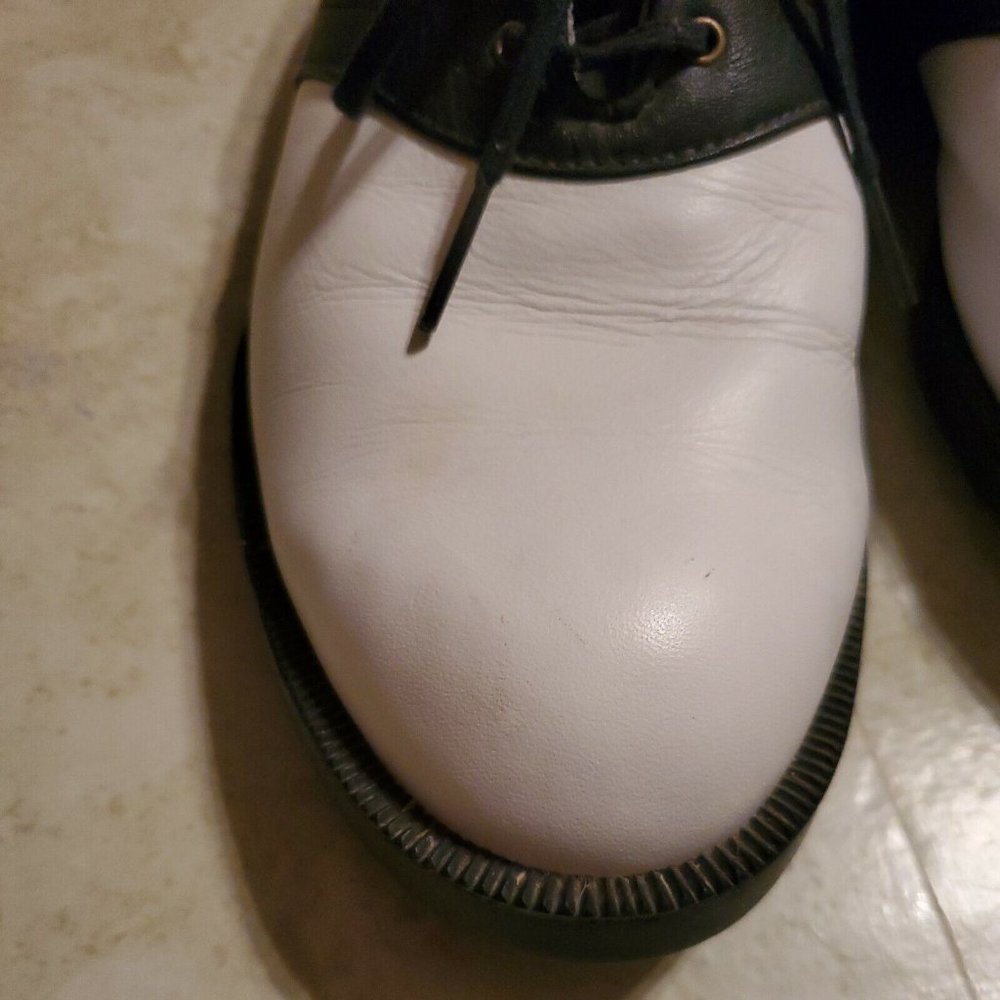 adidas Z-Traxion Golf Shoes Men's Size 9 White Black Cleats SH87 - Picture 3 of 3